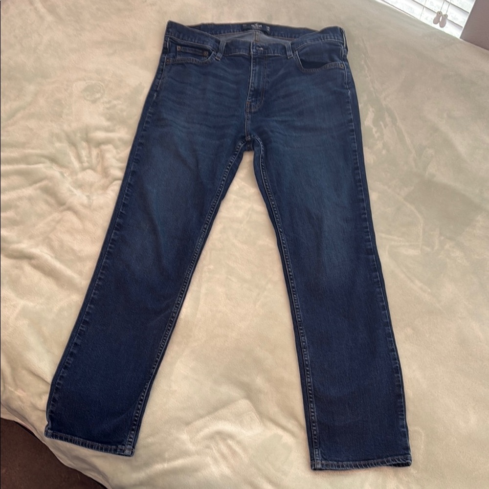Hollister Blue Slim Fit Jeans Classic Denim